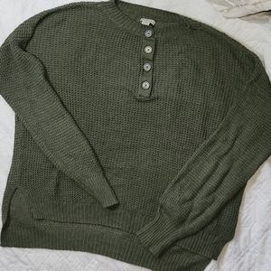SOLD AE Waffle Sweater